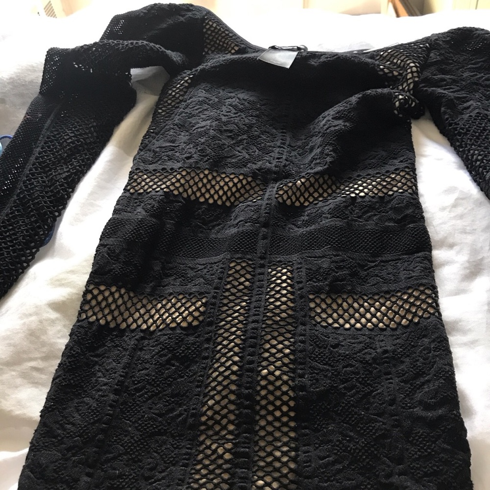 Beautiful mesh bodycon Bebe dress